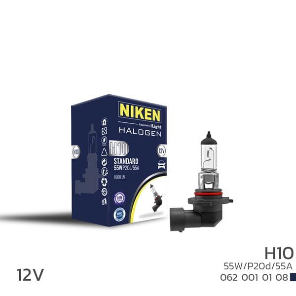 Niken H10 55W Halojen Ampul P20d/55A 12V