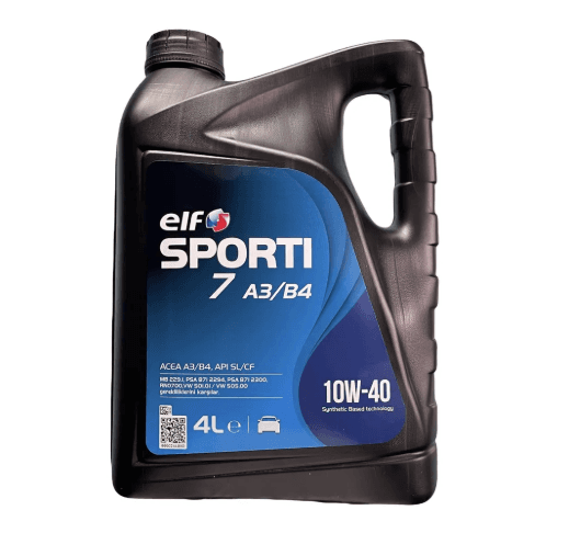 Motor Yağı Elf Sporti 7 A3/B4 10W40 3B 4 Litre