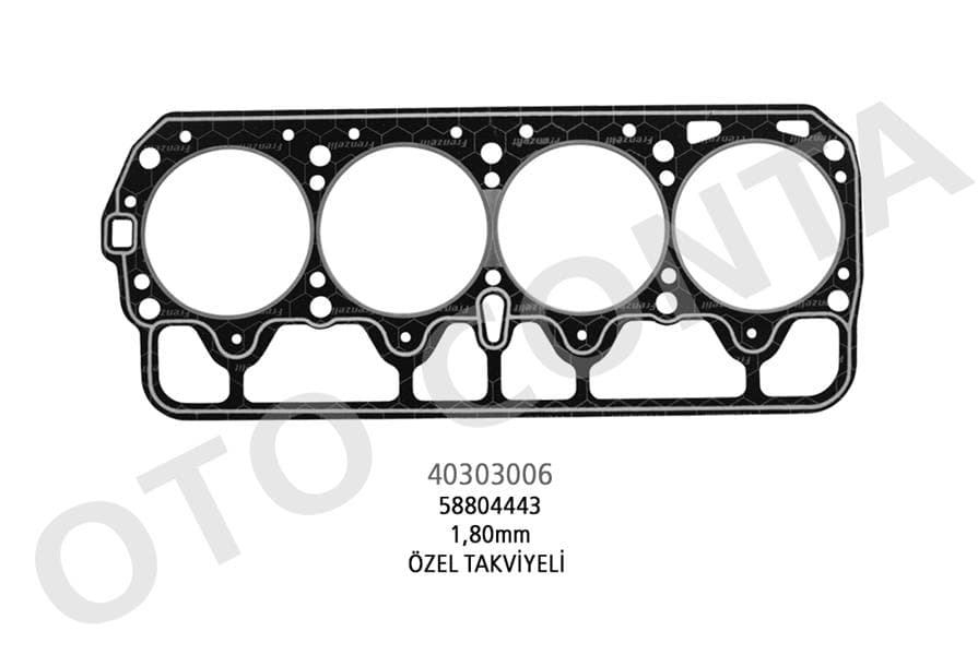 SKC LPG Li Araçlara Özel Takviyeli 1.80mm Beyaz M131 DKŞ 1600