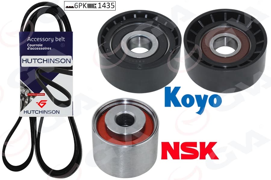 Alternatör Gergi Kiti Kütüksüz Partner-Berlingo-Scudo-Jumpy-306 1.9D 99>DW8B Kli Siz K016PK1438