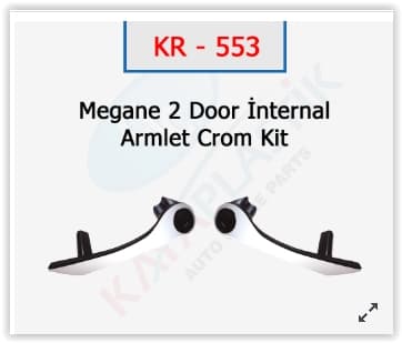 Ön Kapı İç Çekme Kolu MGN II Krom 06 >
