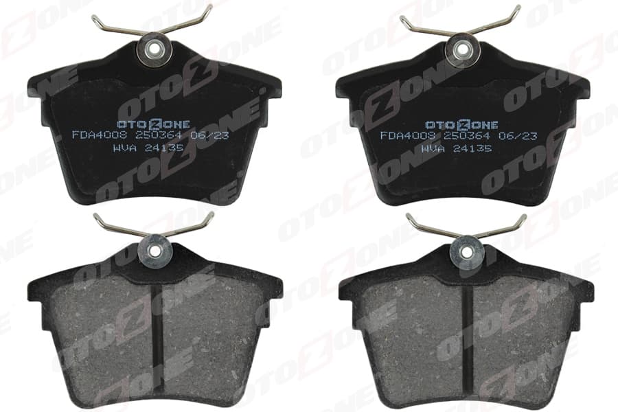 Arka Fren Balatası Peugeot P407 1.6 HDi 1.8-2.0 04> 607 00> Citroen C5 08>