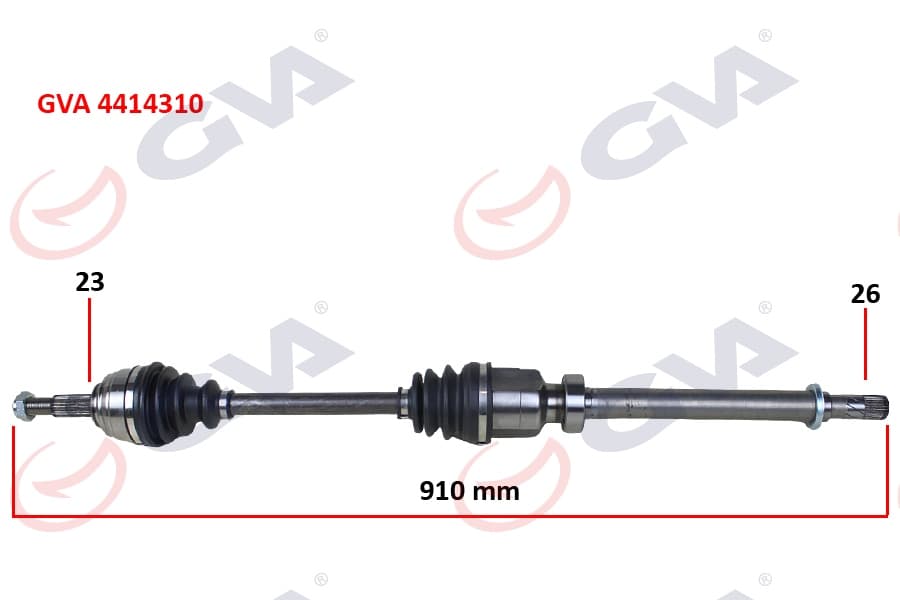 Komple Aks Sağ Clio IV 0.9 Tce A/t 12- 6 Vites