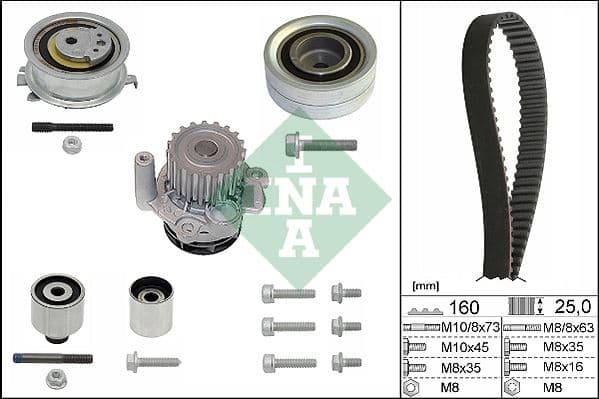 Devirdaimli Triger Seti 160x250 Crafter-T6-A3-Jetta-Caddy-Polo-Passat 1.6-2.0 TDI Cayb/c/d-Caab/c-Ckub-CFFB-Cfwa-Caga