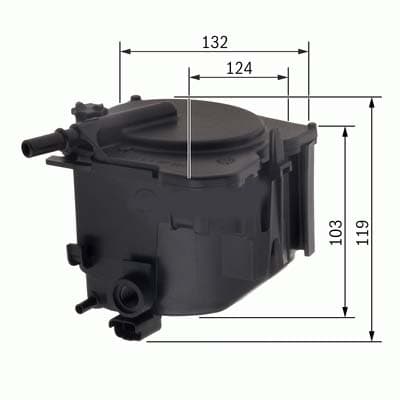 Yakıt Filtresi Partner-206-207-307-308-407-Berlingo-C2-C3-C4-C5-Fiesta-Focus-C-Max-Tepee 1.6HDI