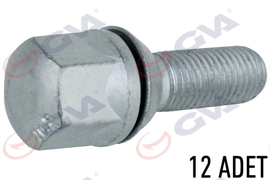 Bijon Cıvatası Renault 9-11 Pullu-Geomet Paket 12