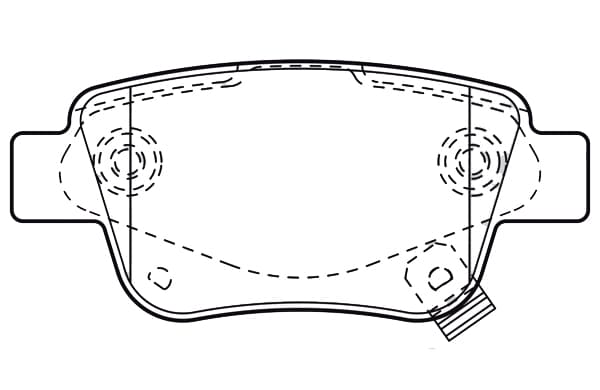 Arka Fren Balata Toyota Avensis 1.6L 3ZZFE Vvti ZZT250 03-08 / 2.0L 1AZ-Fe 1AZFSE AZT250 03-08