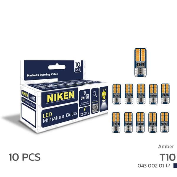 Led Ampul T10CANBUSPARKLEDİ24LEDLİTURUNCU 10LU