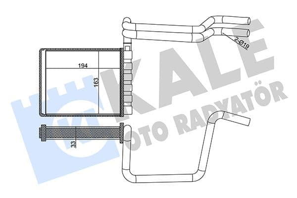 Kalorifer Radyatörü Focus III 11>18 Tourneo Connect 1.5-1.6 TDCi 14>