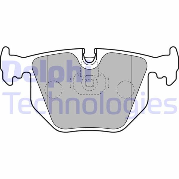 Fren Balatası Arka BMW E38 E46 E53 E83 E85 E86 E39 E85 E52 . Land Rover Range Rover III L322
