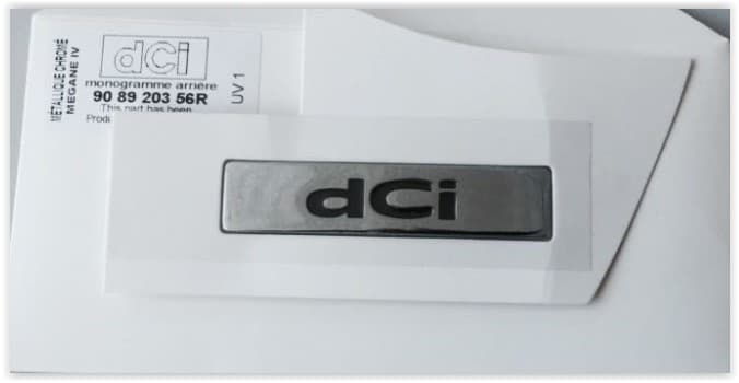 Arka Monogram Yazi dCi MGN IV-Talisman Araçlar İçin