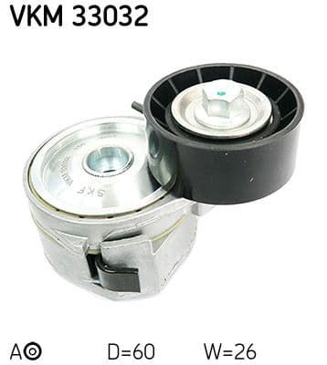 Alternatör Gergi Rulmanı Kütüklü Partner-P206-306-307-Boxer-Berlingo-Jumpy-Jumper 1.9D-2.0D