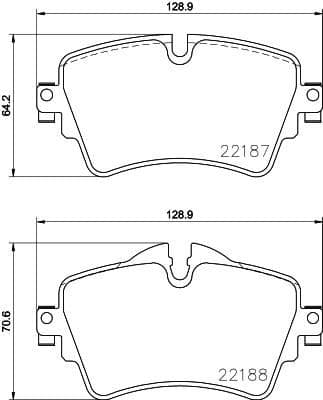 Fren Balatası Ön BMW F45 F46 F48 F39 . Mini F54 F55 F56 F57 F60