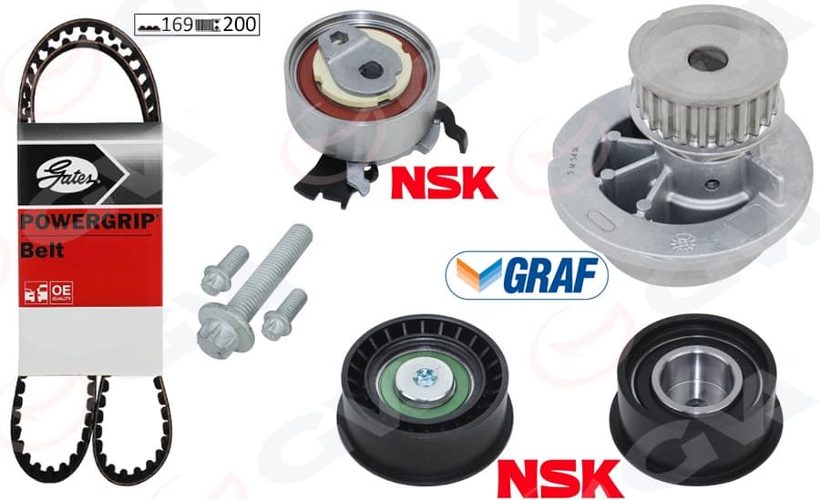 Devirdaimli Eksantrik Gergi Kiti Astra F-Corsa B-Vectra B 1.4i-1.6i-1.8i 16V X14XE-X16XEL-X18XE