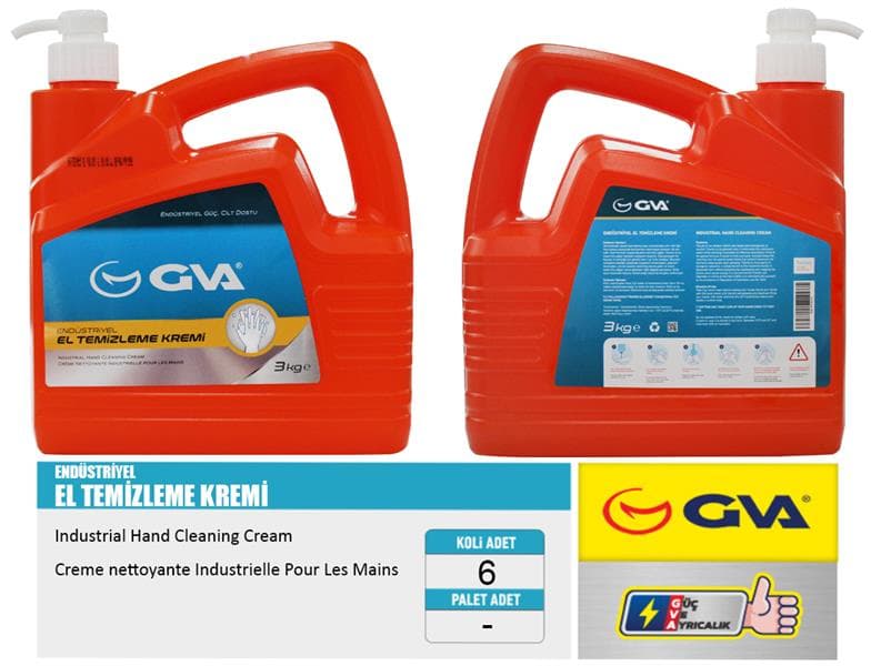 Endüstriyel El Temizleme Kremi 3 KG