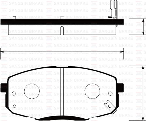 Ön Fren Balata Hyundai İ30 1.6L D4FB CRDi Dizel 07-11 1.4L 1.6L Benzinli 08-> / Kia Cerato 1.6L Ben Zinli 10-> / Ceed 1.4L 1.6L Benzinli 07-> - Aşınma İkaz Soketli