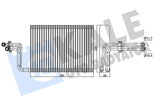 Evaporator BMW E81 E82 E87 E88 E90 E91 E92 E93 E84 F25 F26