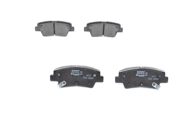 Arka Fren Balata Hyundai i20 1.2L G4LA 15-20 1.4L G4LC 15-18 1.4L D4FC CRDi 15-18 / Elantra 1.6L D4 FB G4FG 16-> / Kia Soul 1.6L D4FB 14-> / Sportage 1.6L G4FD G4FJ T-Gdi 15-> 1.6L D4FE 18-> Delikli