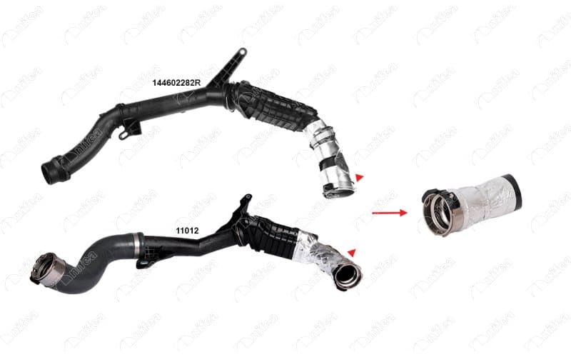 Turbo Hortumu Küçük Plastik Parça Clio IV-Dokker-Lodgy-Logan II-Sandero II-Duster 1.5 dCi 09 >