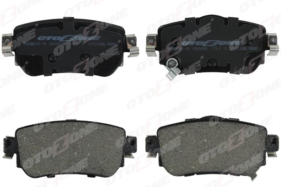 Arka Fren Balata Renault Kadjar 15> Koleos II 18> / Nissan Qashqai 1.6L dCi R9M Dizel 11-> / X-Trail 1.6L dCi T32 12-> - Aşınma İkaz Soketli