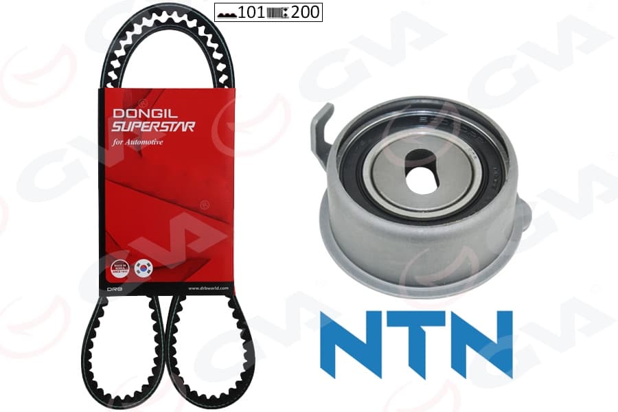 Triger Kayış Seti Eksantrik Seti Hyundai Atos 1.1L G4HG 02-09 / İ10 1.1L G4HG 08-13 / Kia Picanto 1.1L G4HG 05-> 1 Kayış 1 Rulman 101x200