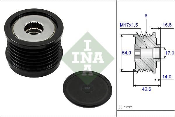 Alternatör Kasnaği Fiat Egea 16> 500L 12> 500X 14> Bravo II 07>14 Alfa Romeo Giulietta 10>16 Jeep Renegade 14> Suzuki Vitara 13> 1.6D MTJ 6 Kanal