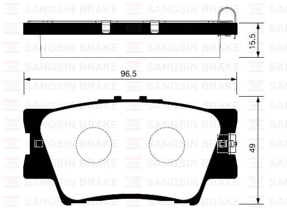 Arka Fren Balata Toyota RAV4 2.0L 1AZ-Fe ACA30 ACA31 06-12 / 2.0L 1AD-FTV D4-D ALA40 12->