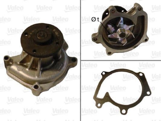 Devirdaim Su Pompası Toyota Yaris 1.0L 1SZ-Fe SCP10 03-05 / 1.3L 2SZ-Fe SCP12 SCP90 03-09 4 Delik Flanş