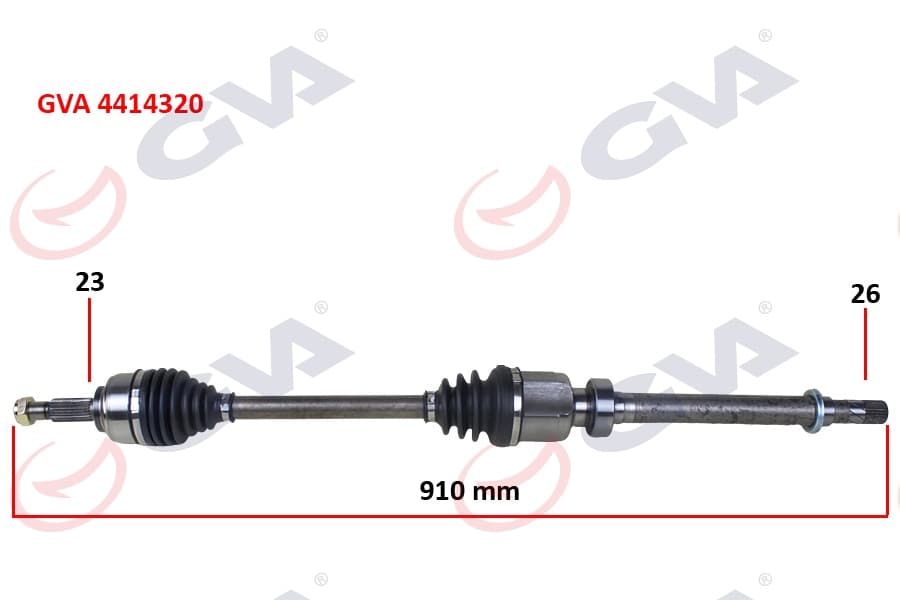 Komple Aks Sağ Clio IV 1.5 dCi 12- 75-90HP