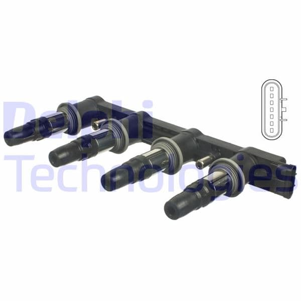 Ateşleme Bobini Chevrolet Aveo 1.4 06 > Cruze 1.4-1.6-1.8 09 > Kalos 1.4 05 > Lacetti 1.4-1.6 05 >