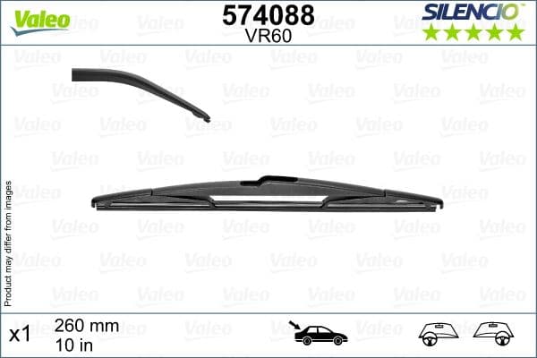 Silecek Supurgesi Arka 260mm Mercedes B-Class W246 11>18 . Renault Captur 20>