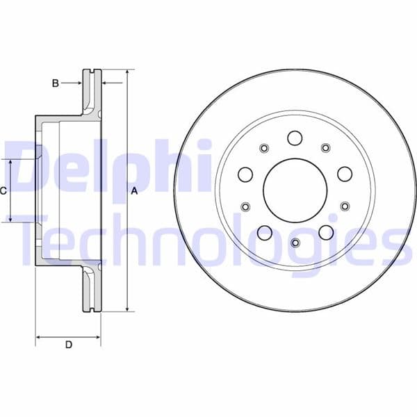 Fren Diski Arka Fiat Ducato 06> Peugoet Boxer 06> Citroen Jumper 06> 300x22x19.9MM
