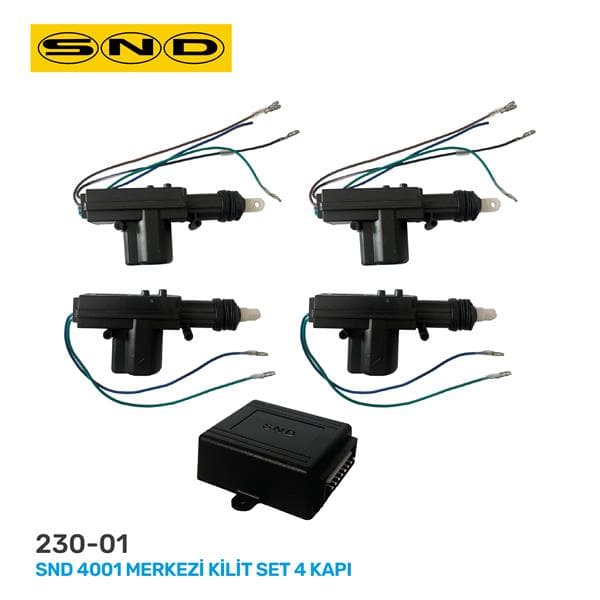 SND 4001 Merkezi Kilit Set 4 Kapı