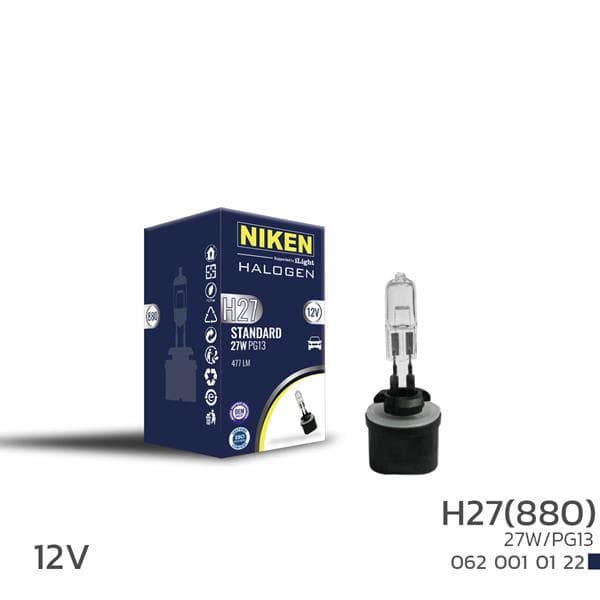 Niken H27W/1 880 27W Halojen Ampul PG13 12V