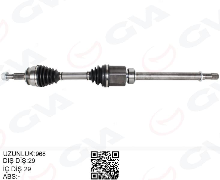 Komple Aks Sağ Nissan Qashqai 1.6L dCi R9M Dizel J11 13-> Otomatik Vites