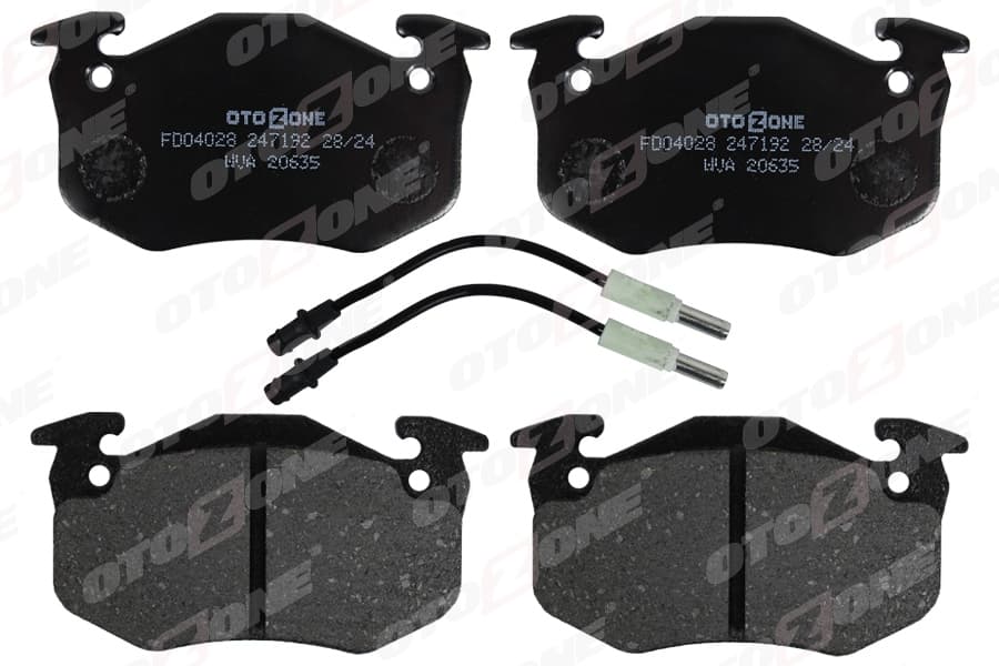 Ön Fren Balatası P106 91>04 P205 83>94 P305 83>88 P306 93>01 P309 85>93 P405 87>92 Saxo Ax ZX C15 F İşli