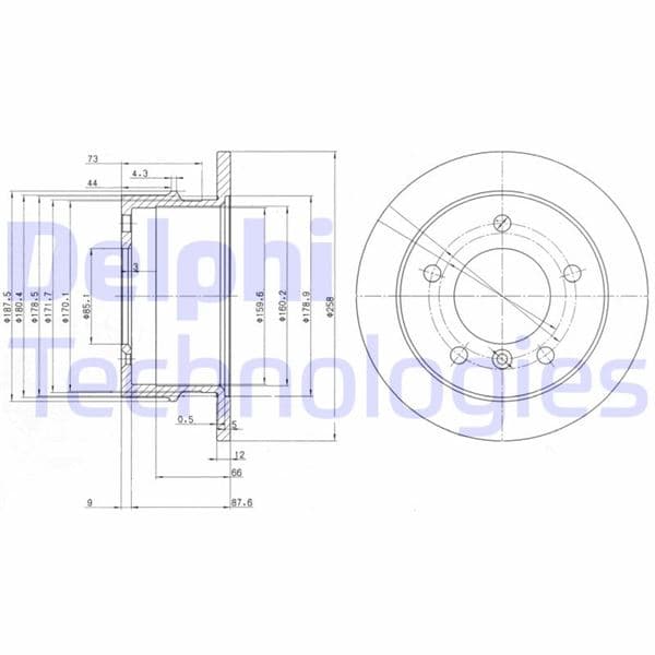 Fren Diski Arka Mercedes W463 B901>B904 . VW LT 28-35-46