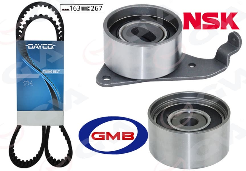 Triger Kayış Seti Eksantrik Seti Toyota Avensis 2.0L 3S-Fe ST220 98-00 / Corona 2.0L 3S-F 3S-Fe ST 171 ST191 89-94 / Carina E 2.0L 3S-Fe ST191E 95-98 / RAV4 2.0L 3S-Fe SXA10 95-00 1 Kayış 2 Rulman