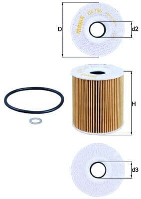 Yağ Filtresi BMW M57D30 E46 E39 E38 E53 . Land Rover Range Rover III 306D1 L322