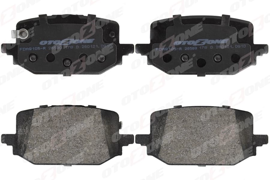 Arka Fren Balatası Renault Austral 23> 1.3TCe 1.2E-Tech Megane E Tech 23> Qashqai 22> 1.3 E-Power X-Trail IV 22> T33 1.5 VC-T E-Power İndikatörlü