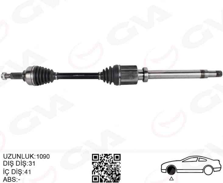 Aks Komple Sağ Ön Ford Custom 12> 2.2 TDCi Kisa Şase