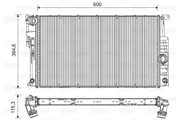 Motor Su Radyatörü BMW N20 N26 N55 B38 F20 F21 F22 F23 F30 F31 F34 F35 F32 F33 F36