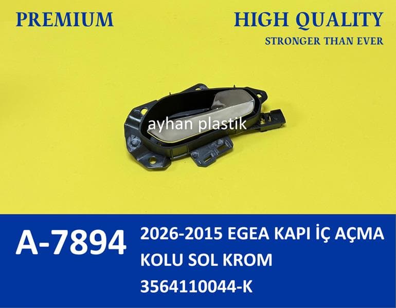 Kapı İç Açma Kolu Sol Fiat Egea 15> Krom