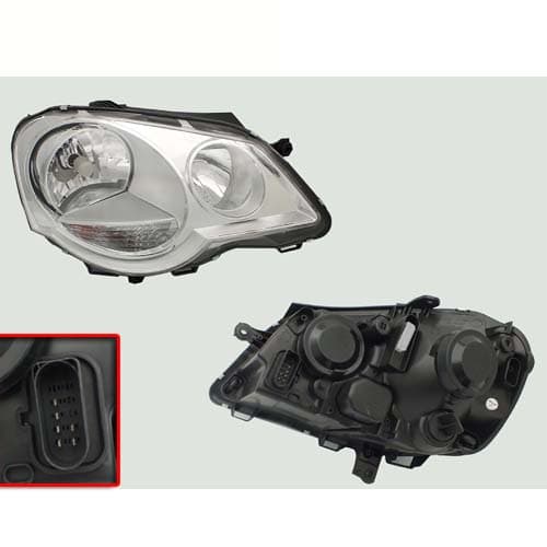 Far Sinyal Sağ Polo 9N 1.2 1.4 10.2001-11.2009 1.4TDİ 05-09 1.4FSİ 02-06 1.6 16V 06-09 1.9SDİ 1.9TDİ 2001-2009 Elektrikli H7 H1