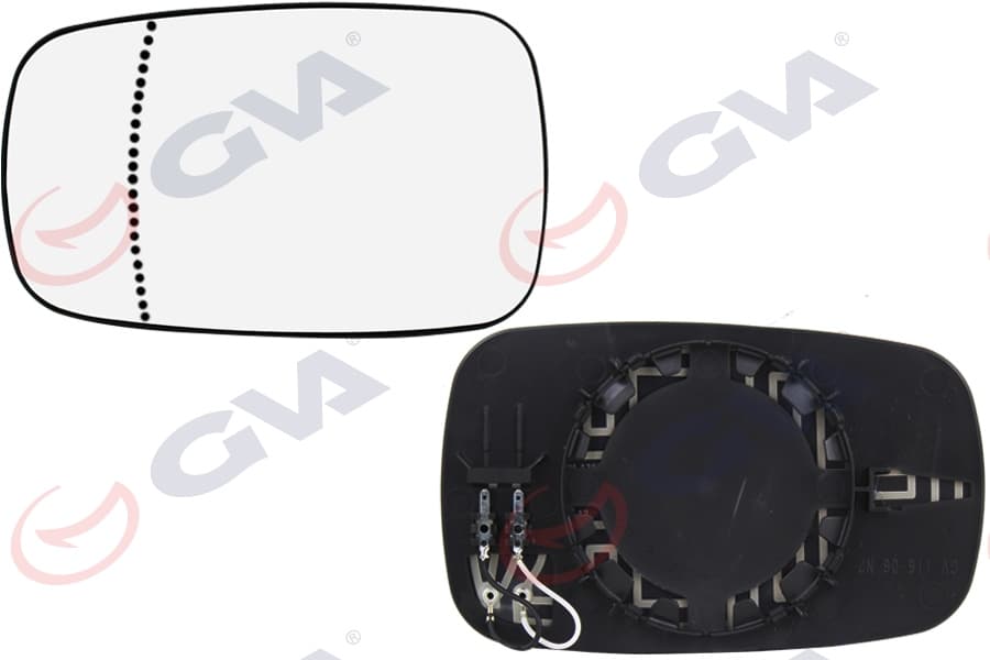 Ayna Camı Sol Megane-Scenic 03> İsitmali Asferik VM-138AGHL-Oe