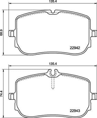 Fren Balatası Ön Mercedes W177 V177 W247 C118 X118 H247 X247