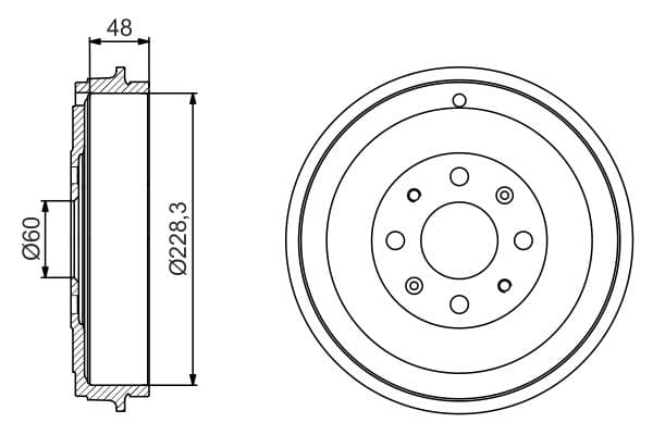 Arka Kampana Corsa D 07> Corsa E 14> Adam 13> Punto-Grande Punto 05> 274x228x61x48x4DL 14 İnç 51901444-51901443-55703043