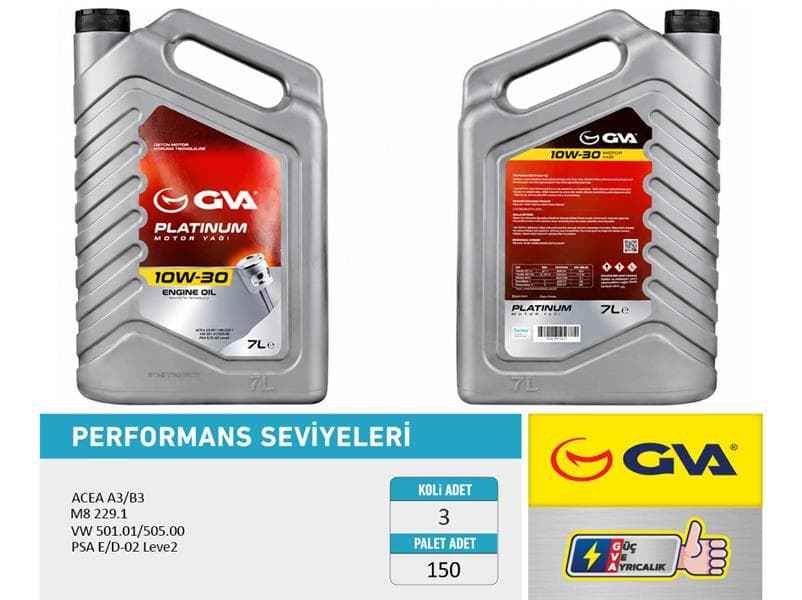 Motor Yağı 10W30 7 LT Platinum Tam Sentetik Api SL/CF