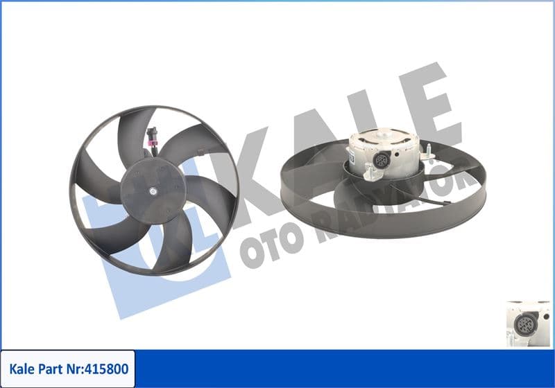 Fan Motoru Sol Seat Cordoba-İbiza II-İnca-VW Caddy II-Polo 250W-300mm