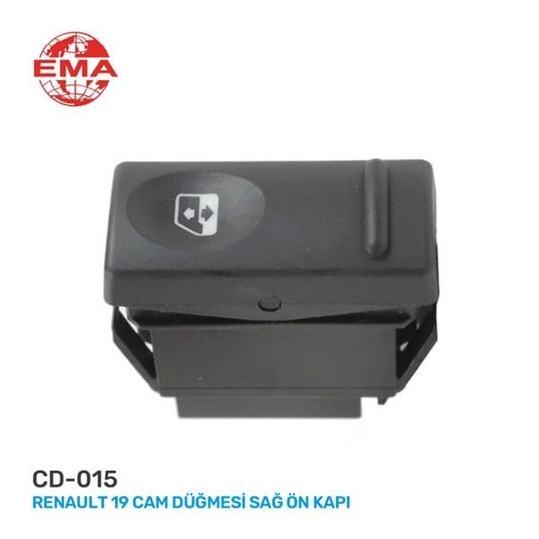 Cam Açma Anahtarı Ön Sağ Renault 19 -Master Tekli